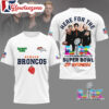 Denver Broncos 2026 Green Day Super Bowl Limited Edition White 3D Shirt