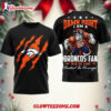 Denver Broncos Damn Right I Am A Broncos Fan United In Orange Two Sided Shirt
