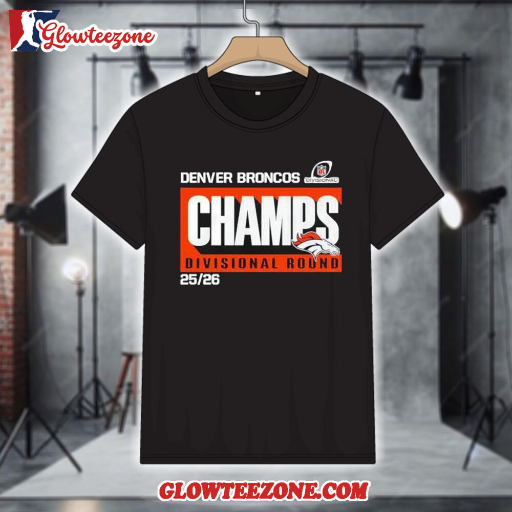 Denver Broncos Football AFC Divisional Round Champions 2026 Shirt 1