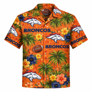 Denver Broncos Hawaiian Shirt