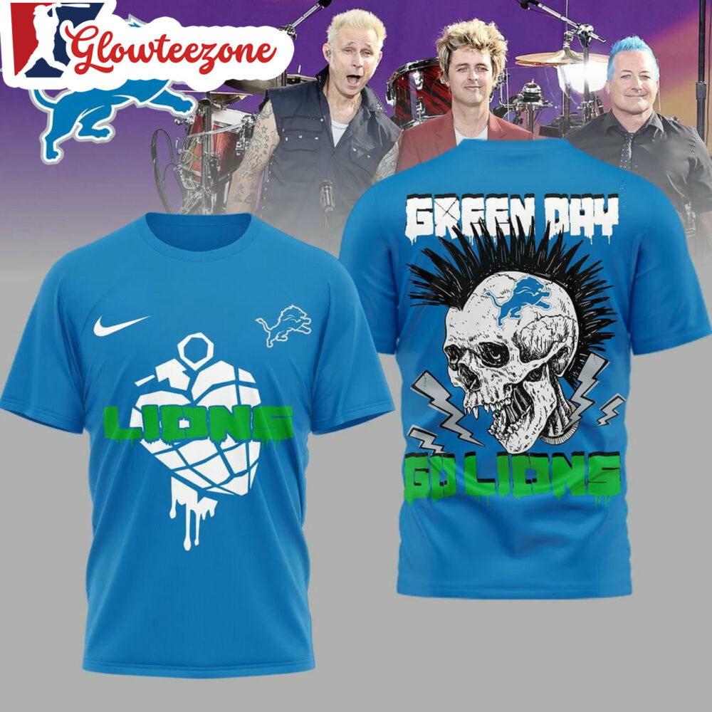 Detroit Lions 2026 Green Day Football Unisex 3D Shirt