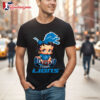 Detroit Lions Betty Boop Football T Shirt 2