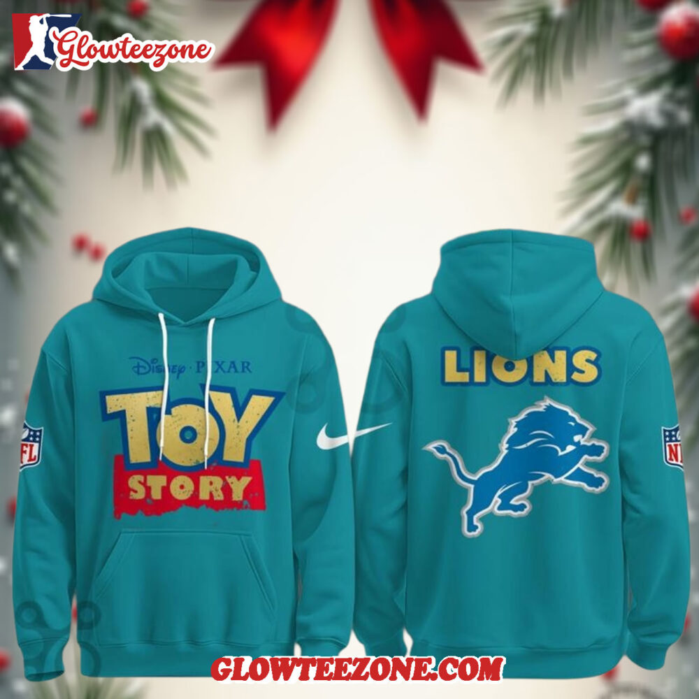 Detroit Lions NFL x Toy Story 5 Limited Edition Hoodie And Joggers 1