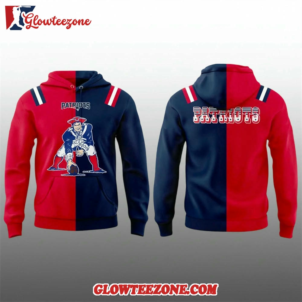 Drake Maye NFL New England Patriots Throwback 1992 Hoodie 1