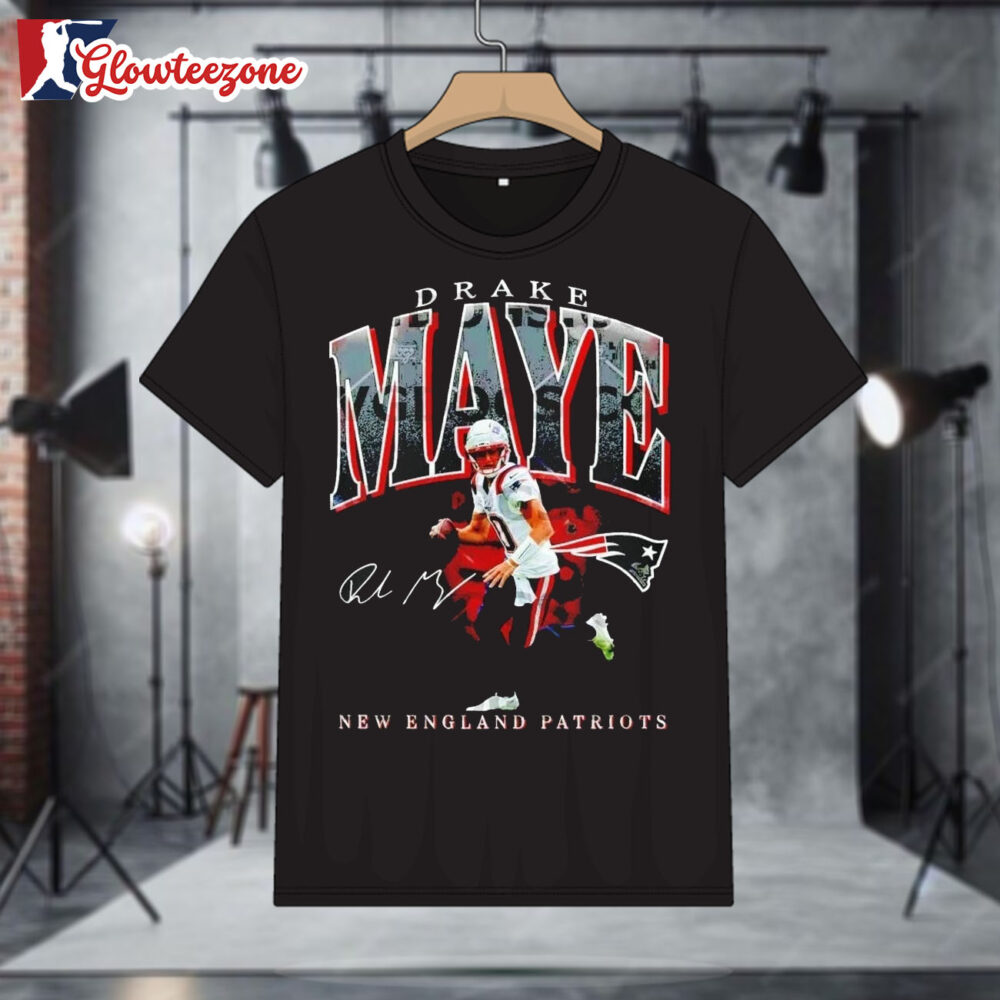 Drake Maye New England Patriots Signature 2026 Shirt 1