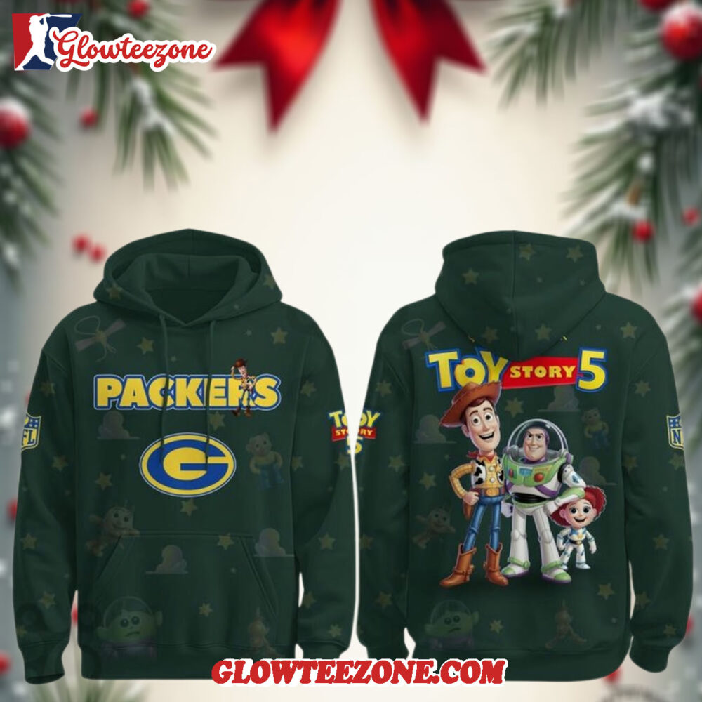Green Bay Packers NFL x Toy Story 5 Limited Hoodie And Joggers 1