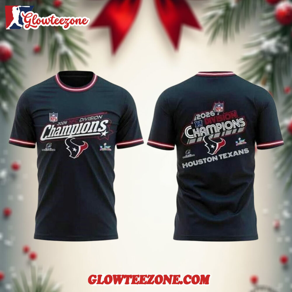 Houston Texans 2026 NFC Division Champions Limited Edition Two Sided Shirt