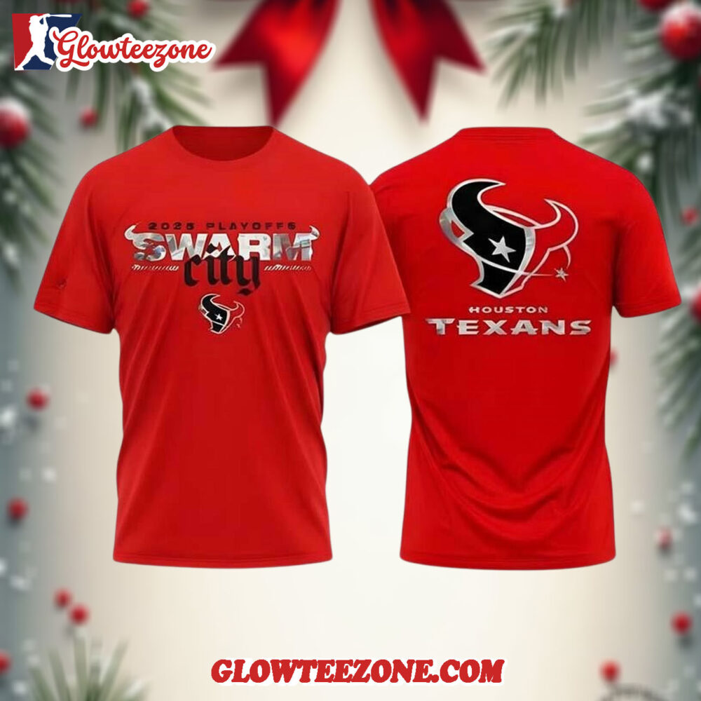 Houston Texans Playoffs Swarm City Two Sided Shirt