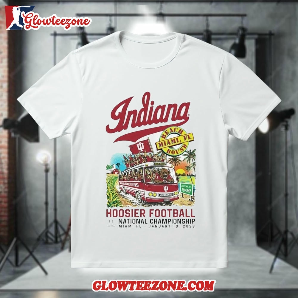 Indiana Hoosiers 2026 National Championship Bus To Miami Shirt 1