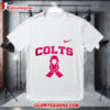 Indianapolis Colts Cancer Awareness Never Ever Giving Up Hope Shirt 1