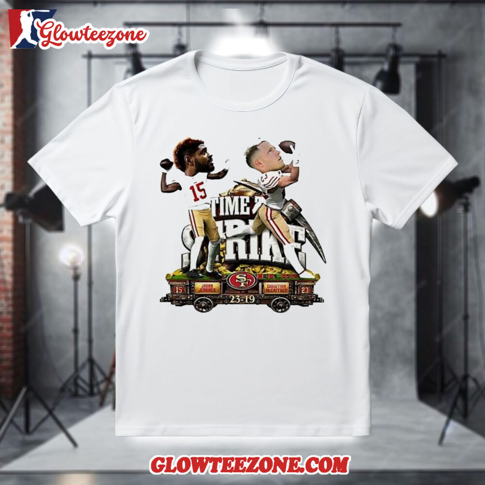 Jauan Jennings Christian Mccaffrey San Francisco 49ers Wild Card Caricature Shirt 1