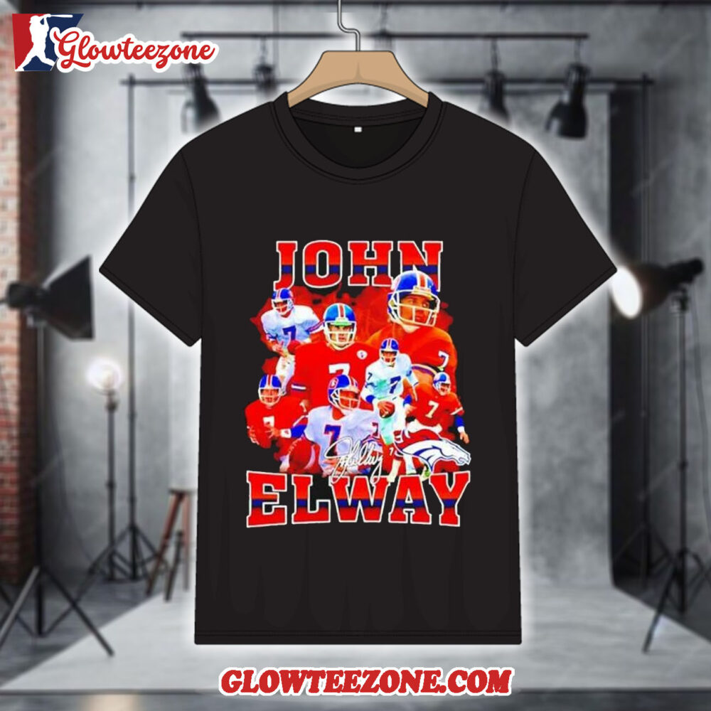 John Elway Denver Broncos vintage 90s 2026 Shirt 1