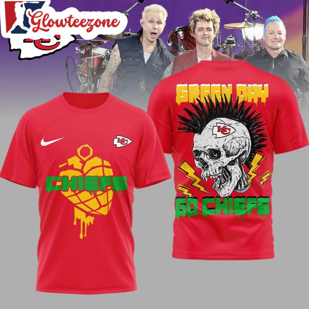 Kansas City Chiefs 2026 Green Day Football Unisex 3D Shirt