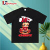 Kansas City Chiefs Betty Boop Football T Shirt 3