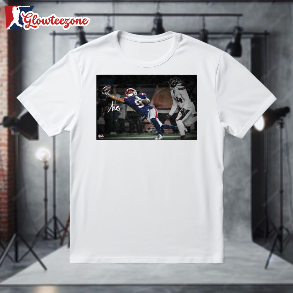 Kayshon Boutte New England Patriots 2025 Afc Shirt 1