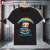 Los Angeles Chargers Betty Boop Football T Shirt 1