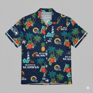 Los Angeles Rams Hawaiian Shirt