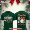Miami Hurricanes 2025 Fiesta Bowl Champions NCAA Playoffs 3D Shirt