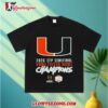 Miami Hurricanes 2026 Fiesta Bowl Champions Shirt 3