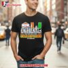 Miami Hurricanes CFP Fiesta Bowl Champions 2025-26 player name city skyline Shirt 1 Miami Hurricanes CFP Fiesta Bowl Champions 2025 26 player name city skyline Shirt 2