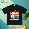 Miami Hurricanes CFP Semifinal Vrbo Fiesta Bowl Champions 2025 26 Helmet Shirt 3
