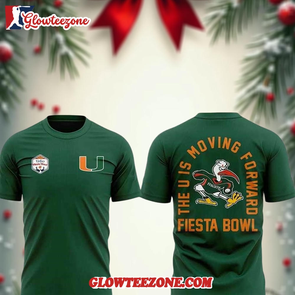 Miami Hurricanes Fiesta Bowl Champions 3D Shirt