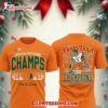 Miami Hurricanes Vrbo Fiesta Bowl Champions 2026 Time To Shine 3D Shirt