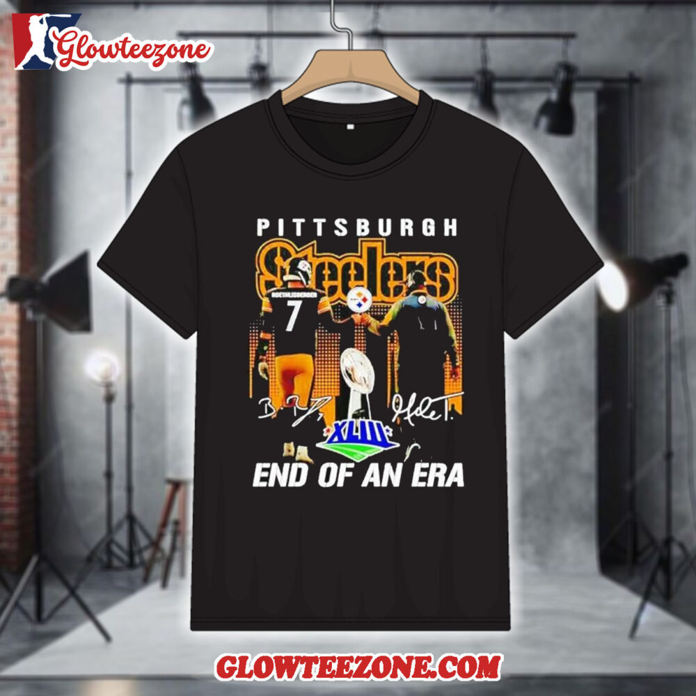 Mike Tomlin And Ben Roethlisberger Pittsburgh Steelers End Of An Era Shirt 1