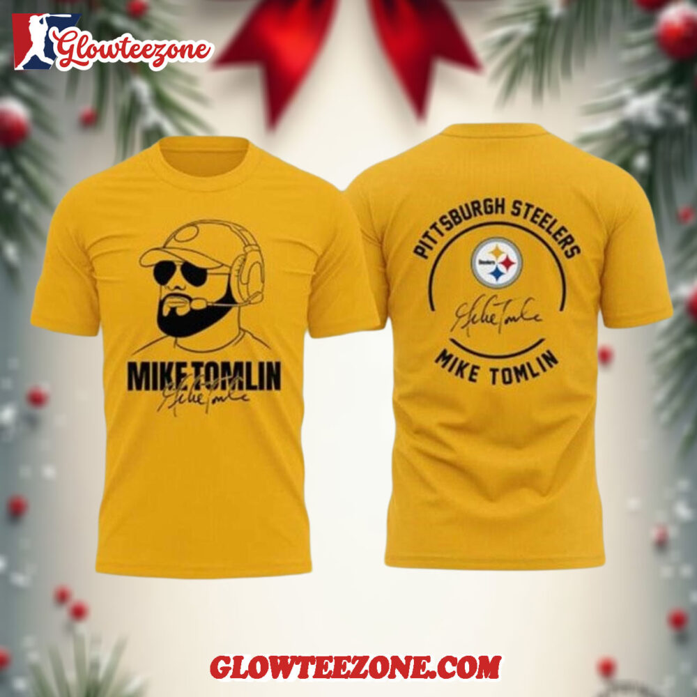 Mike Tomlin Pittsburgh Steelers NFL Thank You Coach Thank You For Memories Two Sided Shirt