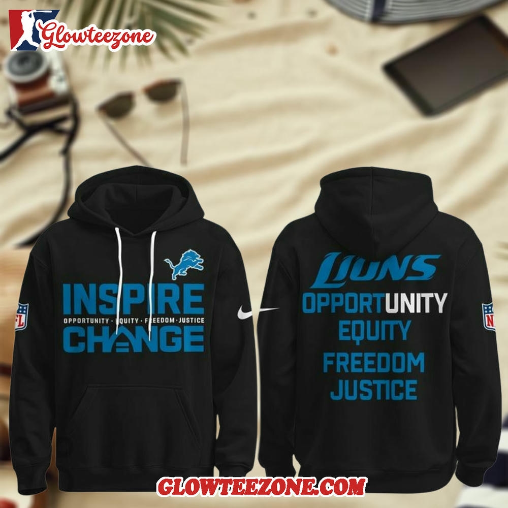 NFL Detroit Lions Inspire Change Limited Editions Hoodie And Joggers 1
