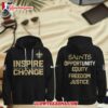 NFL New Orleans Saints Inspire Change Limited Editions Hoodie And Joggers 1