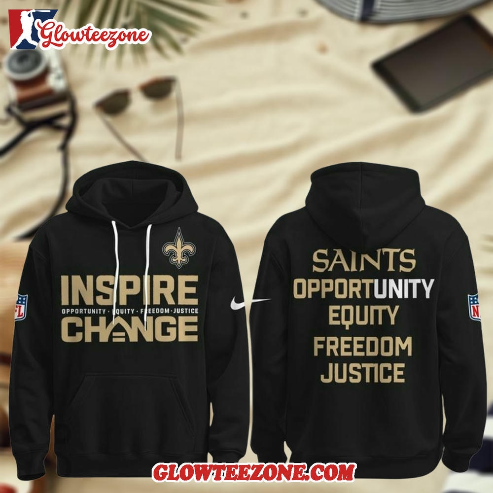 NFL New Orleans Saints Inspire Change Limited Editions Hoodie And Joggers 1