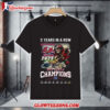 NFL Tampa Bay Buccaneers 5 Years in a Row NFC South Champions 2025 Shirt 11
