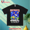 New England Patriots 2025 AFC Wild Card Winners 3 16 Score Mascot shirt 3