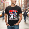 New England Patriots Andy Borregales Throwback Style Graphic Shirt 2