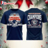 New England Patriots Football AFC Champions 2026 Two Sided Shirt