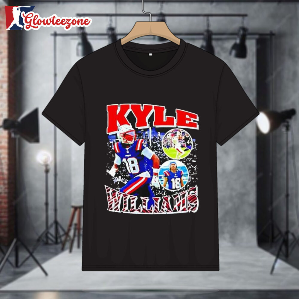 New England Patriots Kyle Williams Throwback Style Graphic Shirt 1
