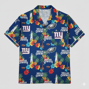 New York Giants Hawaiian Shirt