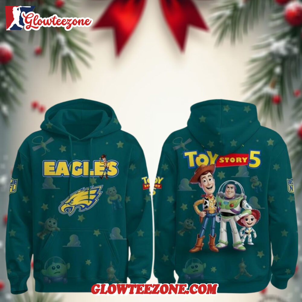 Philadelphia Eagles NFL x Toy Story 5 Limited Hoodie And Joggers 1