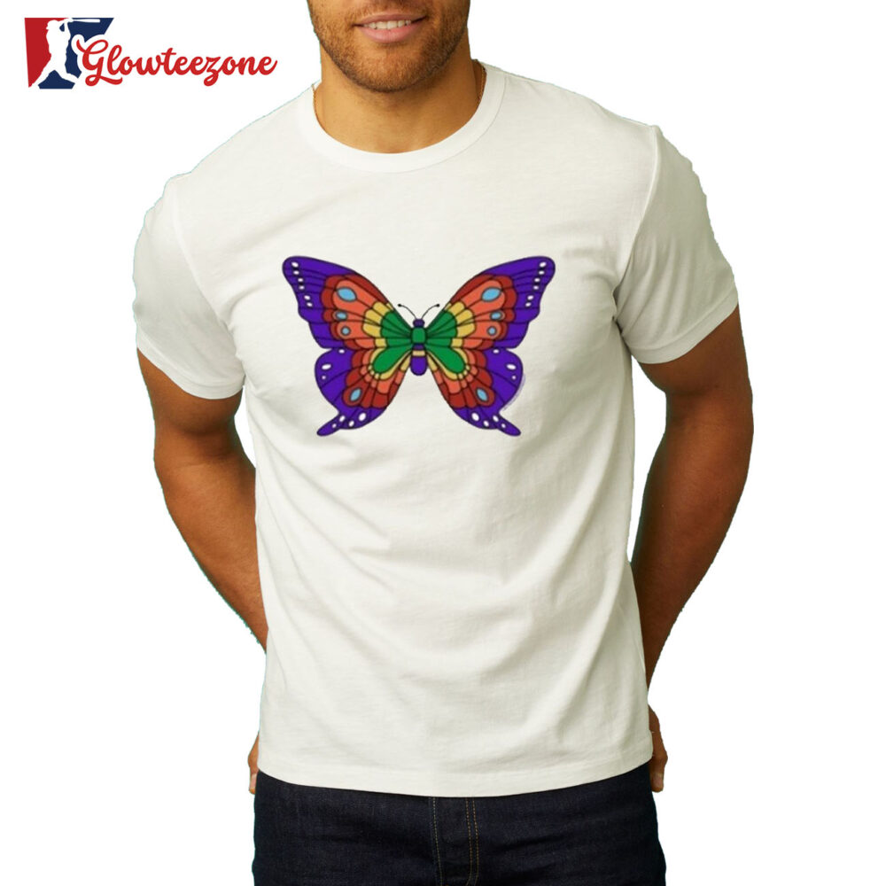 Pink Floyd Nick Mason Butterfly T Shirt 2