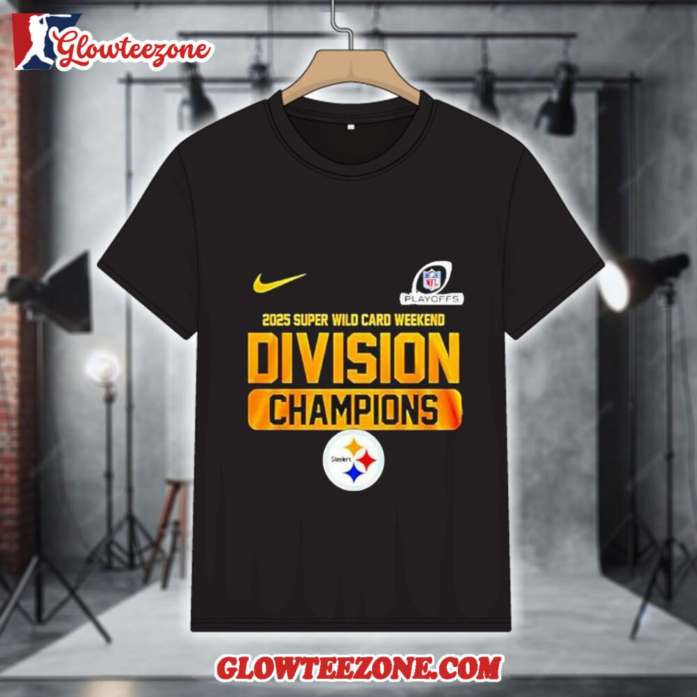 Pittsburgh Steelers 2025 Super Wild Card Weekend Division Champions Shirt 1