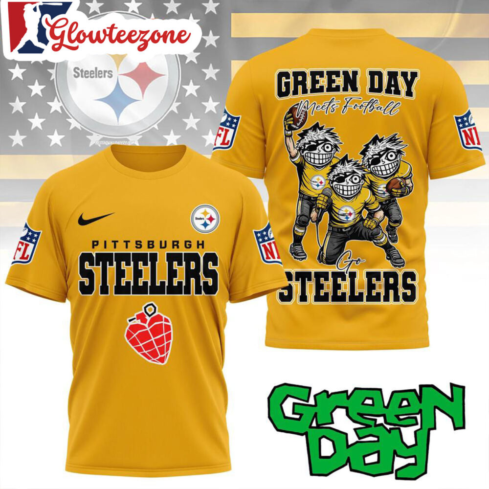 Pittsburgh Steelers 2026 Green Day All Over Print Shirt