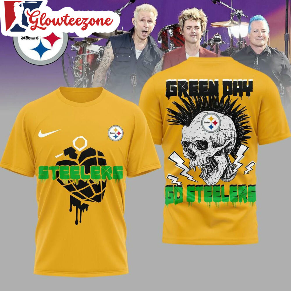 Pittsburgh Steelers 2026 Green Day Football Unisex 3D Shirt