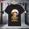 Pittsburgh Steelers Betty Boop Football T Shirt 1