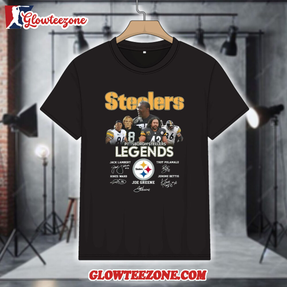 Pittsburgh Steelers Legends Signatures Shirt 1
