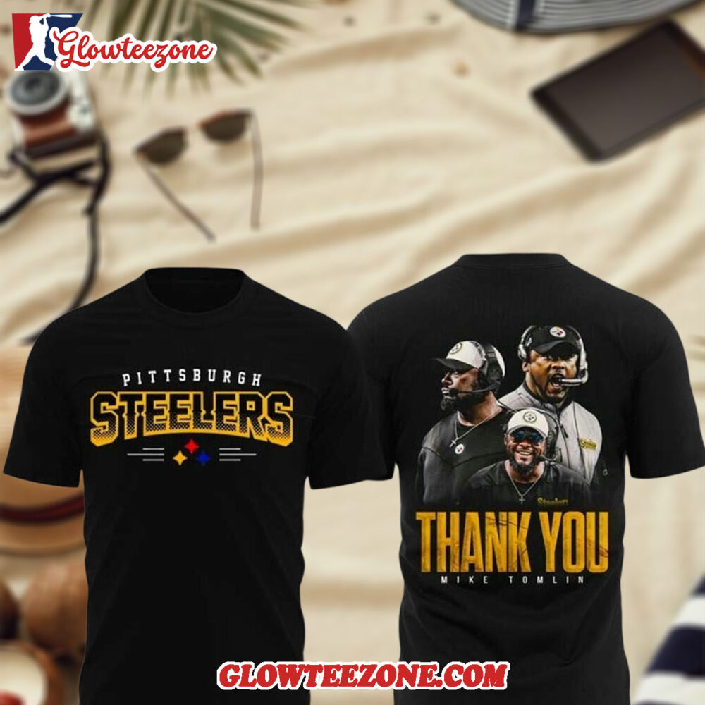 Pittsburgh Steelers Thank you Coach Mike Tomlin 3D Shirt