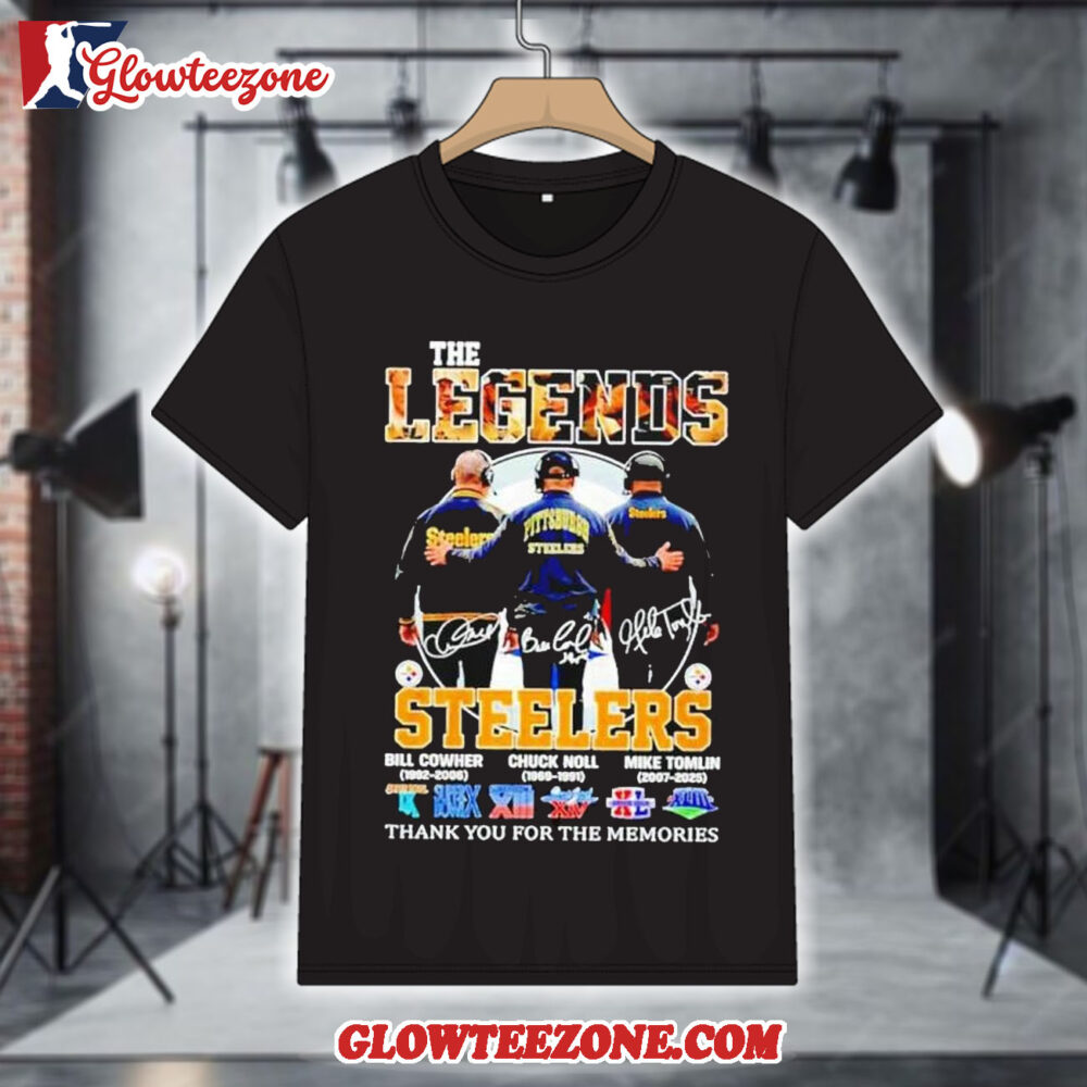Pittsburgh Steelers The Legends Bill Cowher Chuck Noll Mike Tomlin Thank You Shirt 1