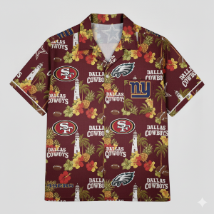 San Francisco 49ers Hawaiian Shirt