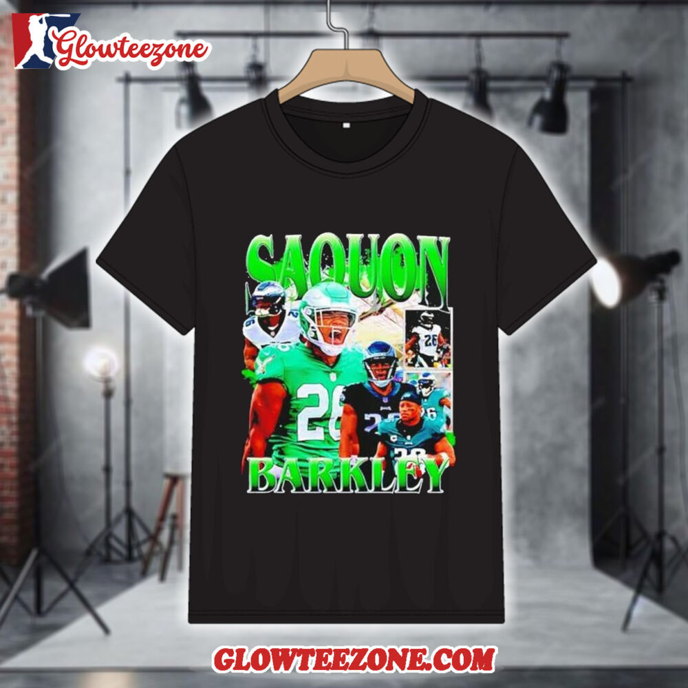 Saquon Barkley Philadelphia Eagles vintage 90s 2026 Shirt 1