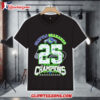 Seattle Seahawks 2025 NFC West Division Champions 25 Shirt 1